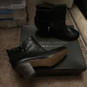 Black Sole Society Ankle Boots